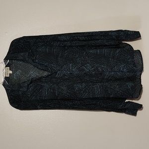 Cloth & Stone/ Anthropologie button down shirt printed